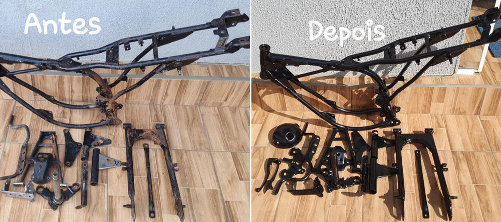 Pintura eletrostática a pó