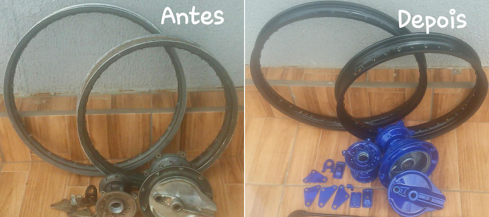 Pintura eletrostática a pó