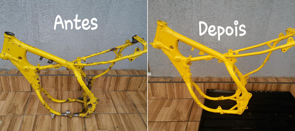 Pintura eletrostática a pó